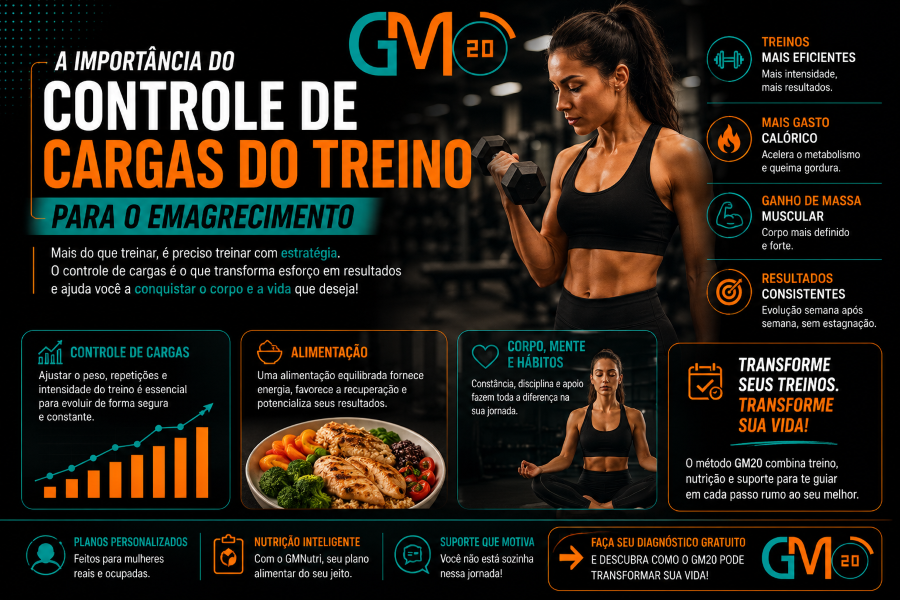 A Importância do Controle de Cargas do Treino para o Emagrecimento